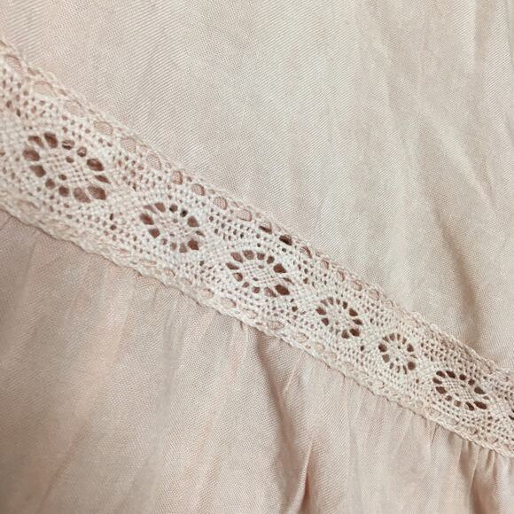 Splendid Long Lines Off Shoulder Pale Pink Dress M - Picture 4 of 10